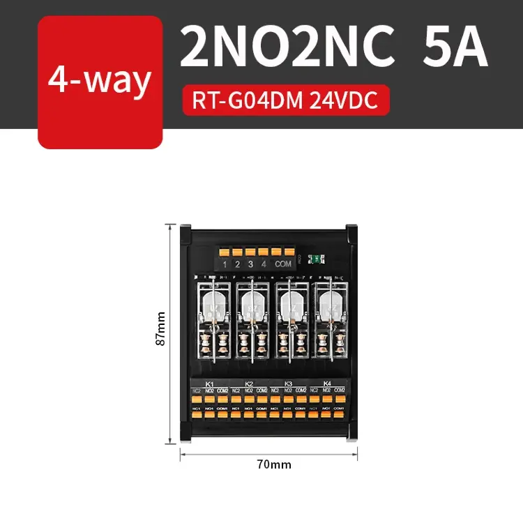 Модуль промежуточного реле ENMG G2R-1-E 24В DC 16А 1НО1НЗ