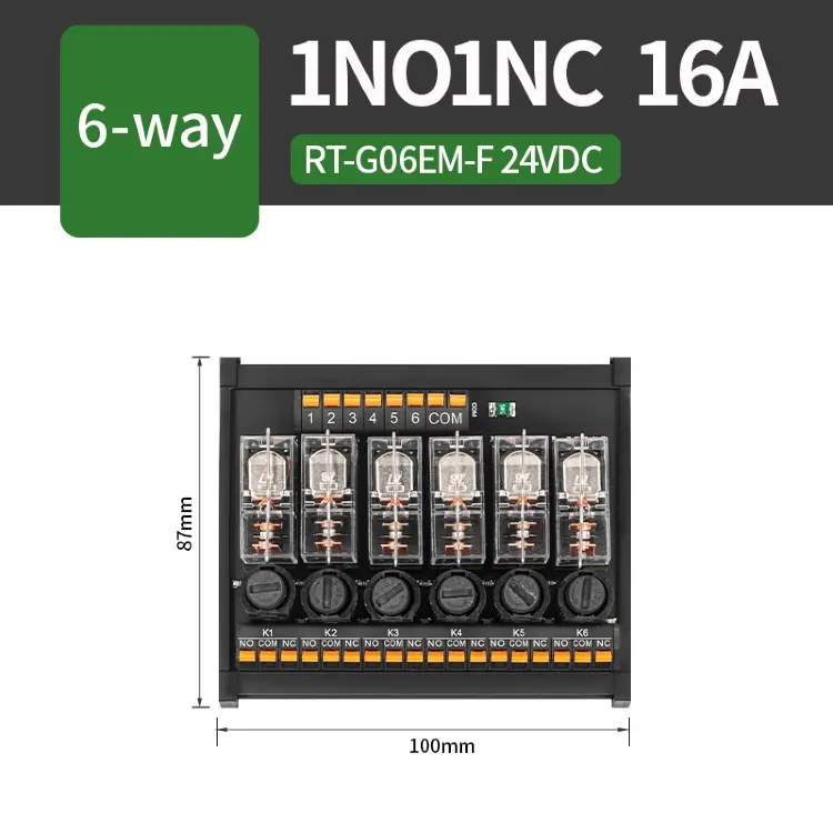 Модуль промежуточного реле ENMG G2R-1-E 24В DC 16А 1НО1НЗ