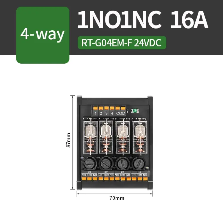 Модуль промежуточного реле ENMG G2R-1-E 24В DC 16А 1НО1НЗ
