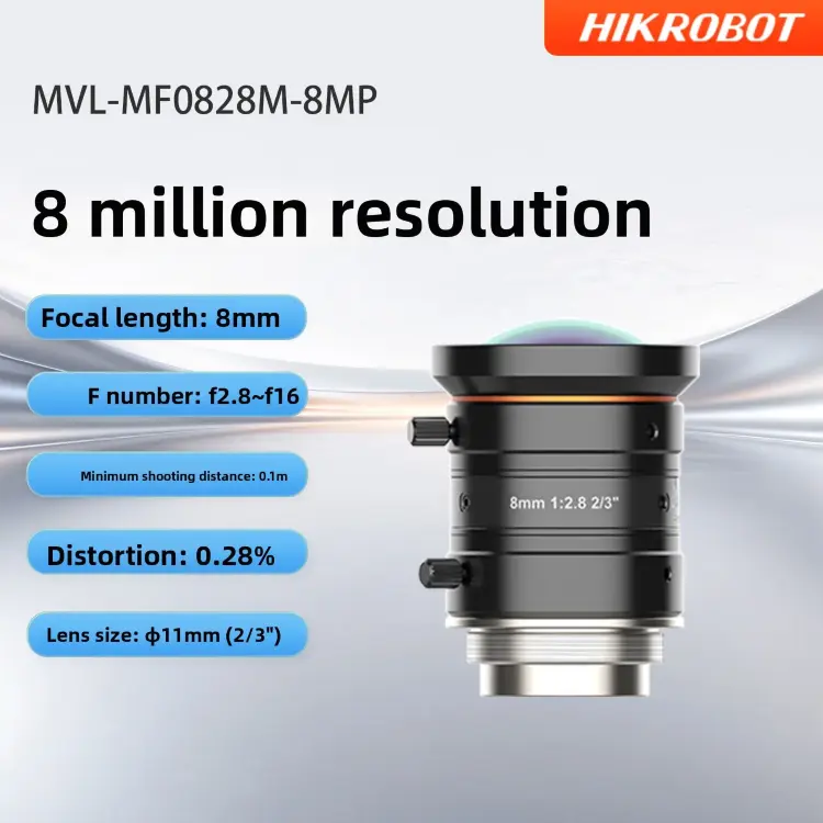 Промышленные объективы Hikvision HIKROBOT 8MP (MVL-MF серия)