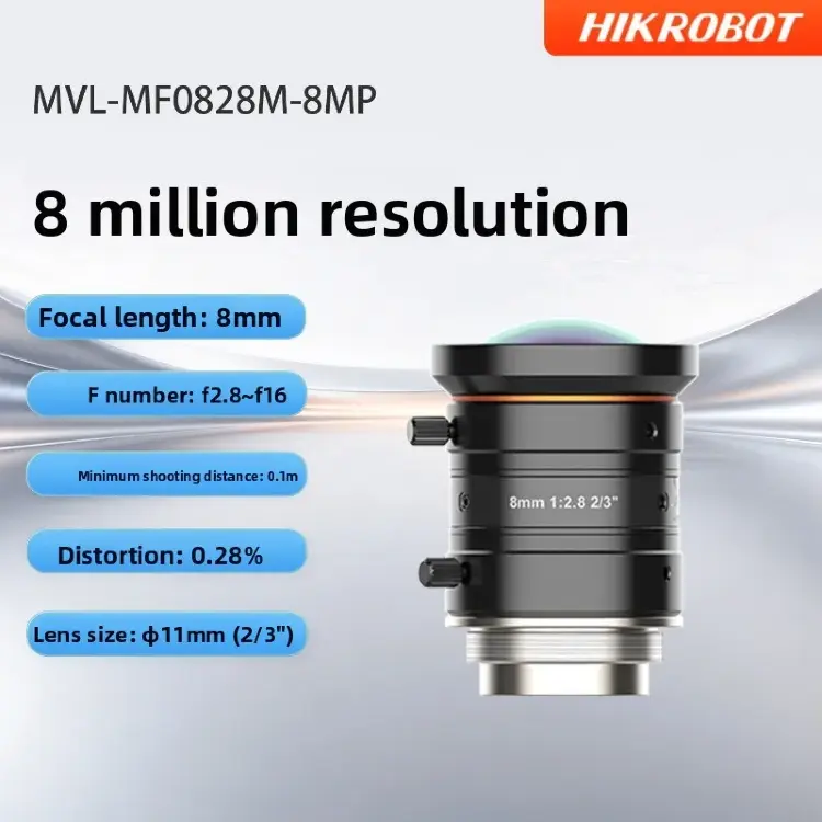 Промышленные объективы Hikvision HIKROBOT 8MP (MVL-MF серия)