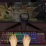 Механическая клавиатура с RGB подсветкой 104 клавиши, проводная, водонепроницаемая