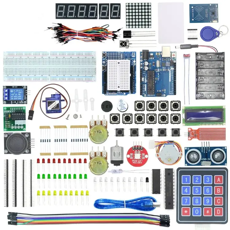 Стартовый набор Arduino Uno R3 с датчиками и компонентами