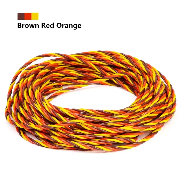 Удлинительный витой кабель для сервопривода JR Futaba 22AWG/26AWG 1-50м