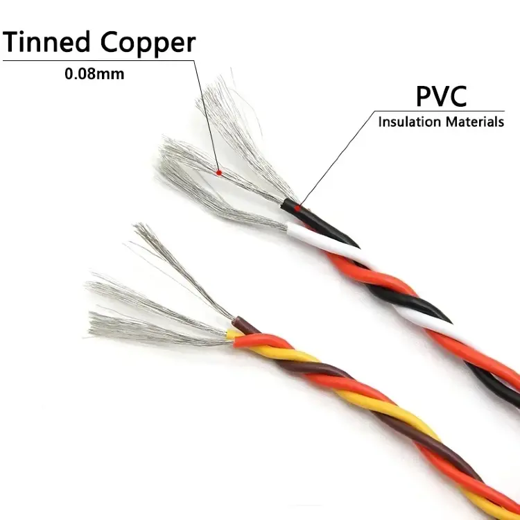 Удлинительный витой кабель для сервопривода JR Futaba 22AWG/26AWG 1-50м