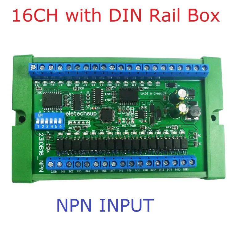 Модуль удаленного ввода-вывода RS485 8-48CH NPN PNP MODBUS RTU DIN