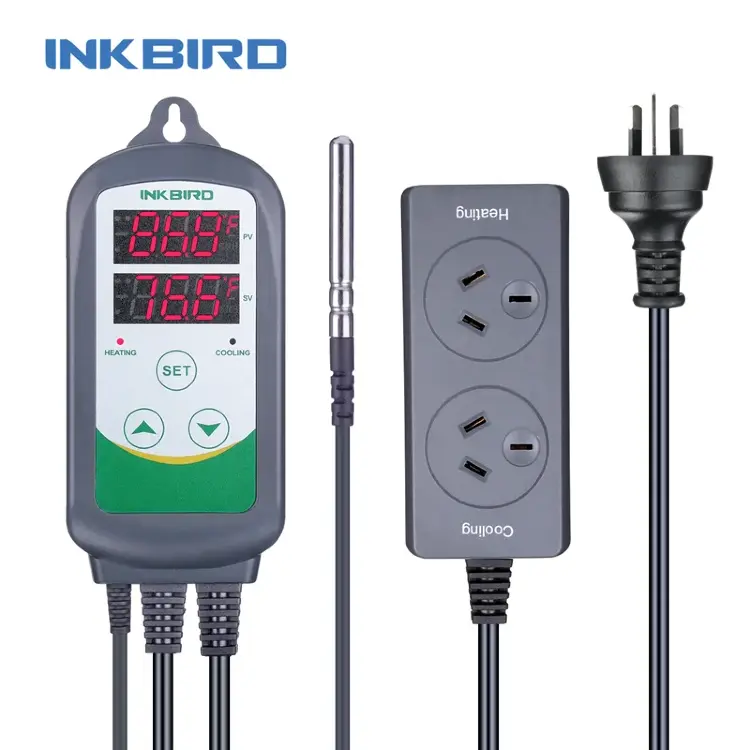 INKBIRD ITC-308 Регулятор температуры двойной релейный для отопления и охлаждения