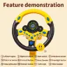 Электрический симулятор вождения с 3D рулем для детей