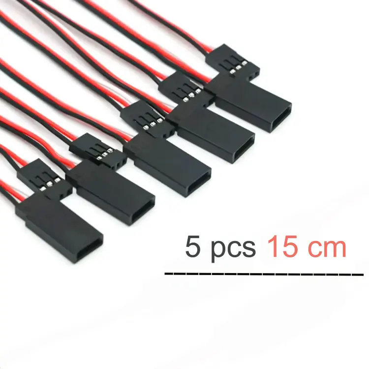 Кабель-удлинитель JR Plug Servo 22AWG (штекер-гнездо) 150/300/500мм