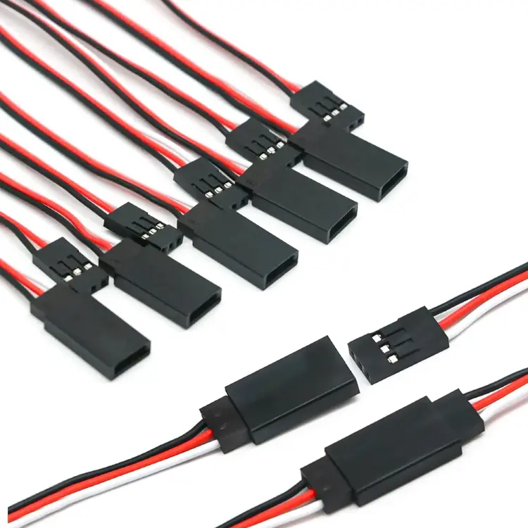 Кабель-удлинитель JR Plug Servo 22AWG (штекер-гнездо) 150/300/500мм