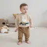 Детский свитер с вышивкой гуся