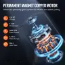Электрическая лебедка 3000 фунтов 12В для ATV/UTV со стальным тросом