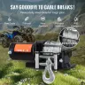 Электрическая лебедка 3000 фунтов 12В для ATV/UTV со стальным тросом