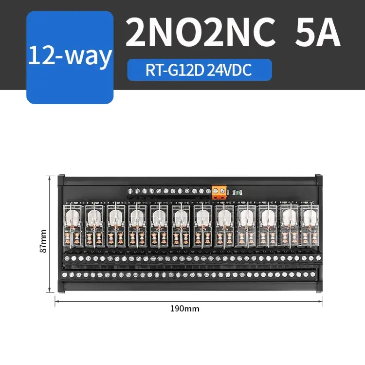 Модуль промежуточного реле ENMG PNP/NPN G2R-1-E 24В 16А 8/16 каналов