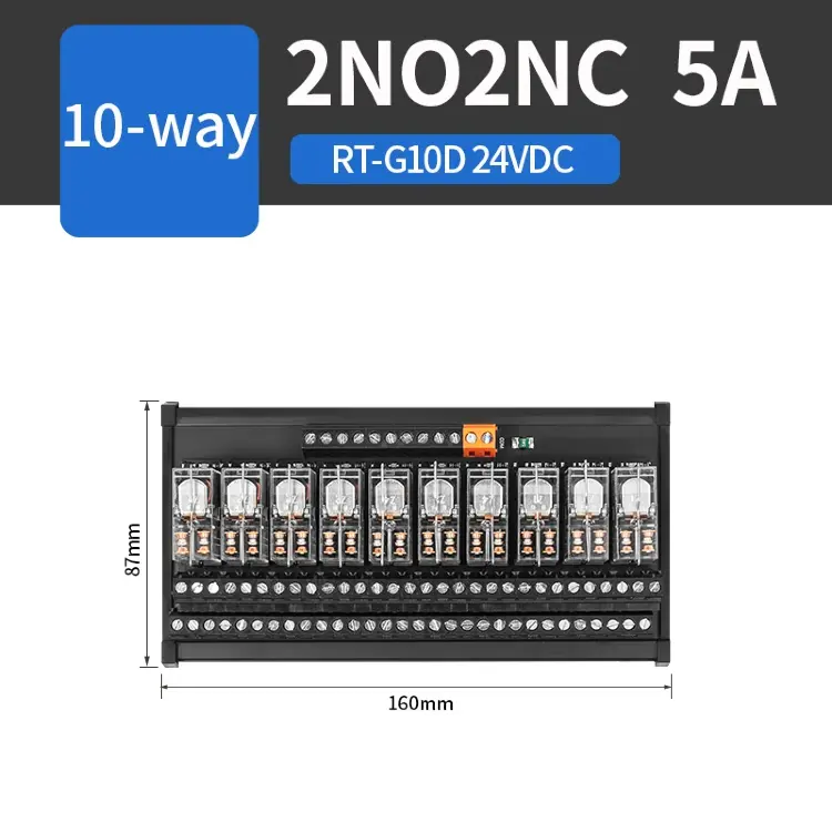 Модуль промежуточного реле ENMG PNP/NPN G2R-1-E 24В 16А 8/16 каналов