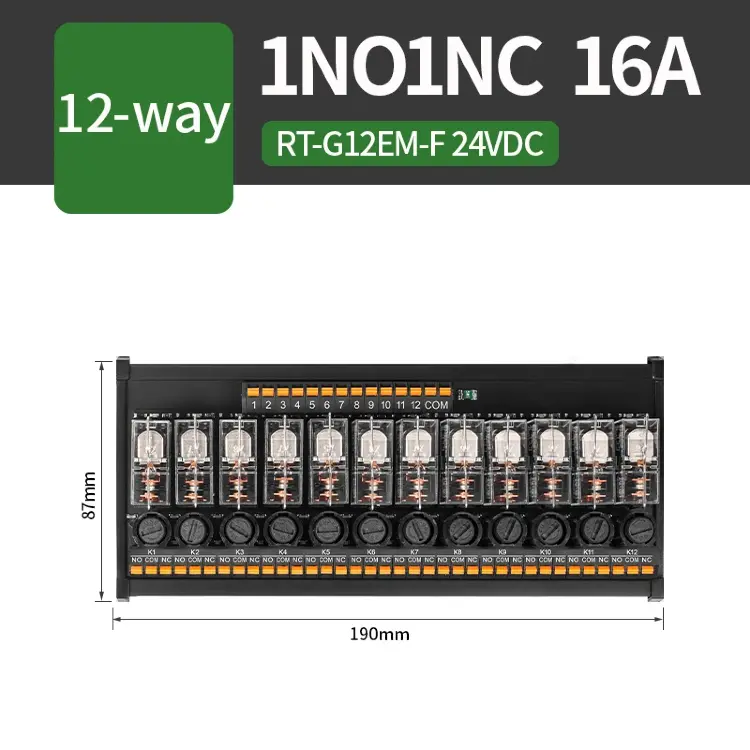 Модуль промежуточного реле ENMG PNP/NPN G2R-1-E 24В 16А 8/16 каналов