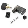 Пневматический электромагнитный клапан 3V210-08 DC12V DC24V AC110V AC220V