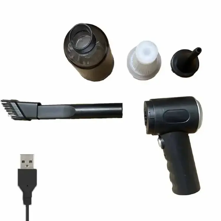 Портативный автомобильный пылесос 9000Pa с USB зарядкой