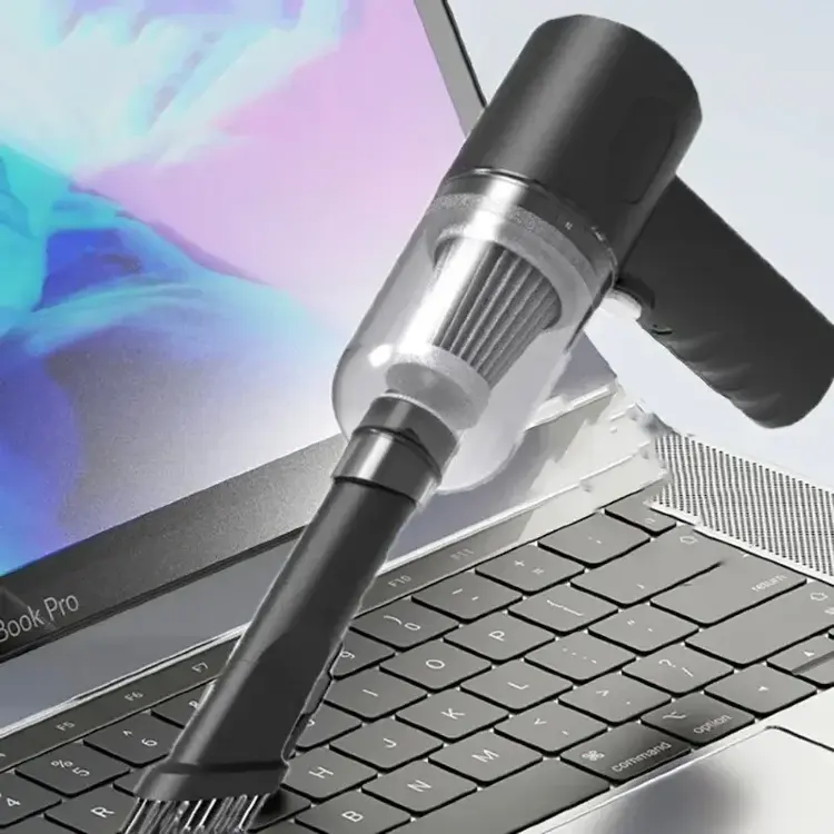 Портативный автомобильный пылесос 9000Pa с USB зарядкой