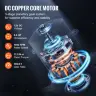 Электрическая лебедка 13500 фунтов с синтетическим тросом для автомобиля