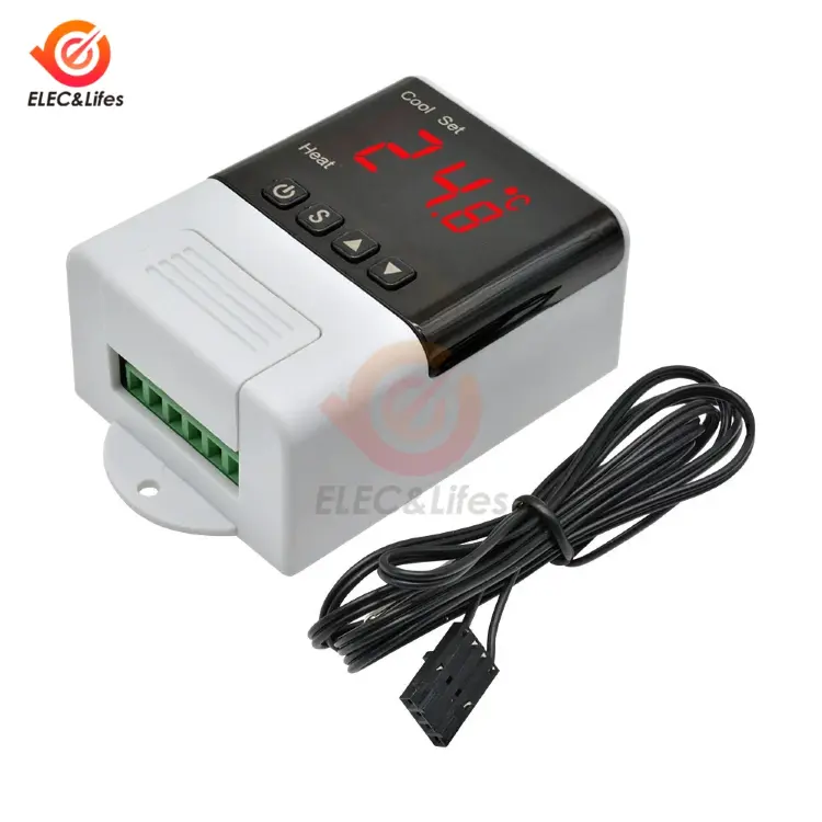 Цифровой термостат DTC1200 с датчиком, 110-230В