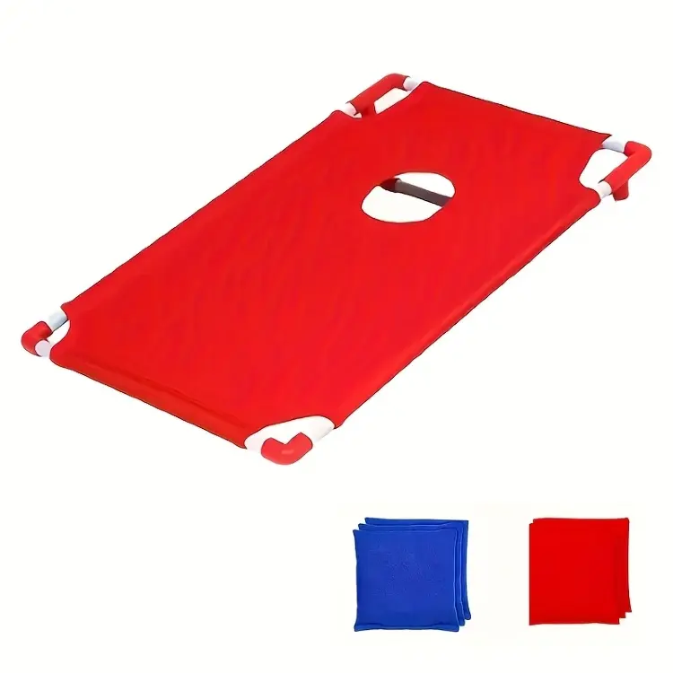 Портативный набор для игры в кукурузу (corn hole) красный и синий