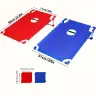 Портативный набор для игры в кукурузу (corn hole) красный и синий