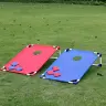 Портативный набор для игры в кукурузу (corn hole) красный и синий