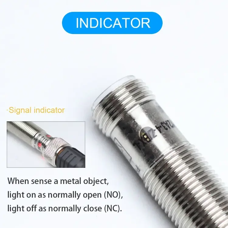 Индуктивный датчик приближения LM12, NPN/PNP, 6-36В DC, 90-250В AC