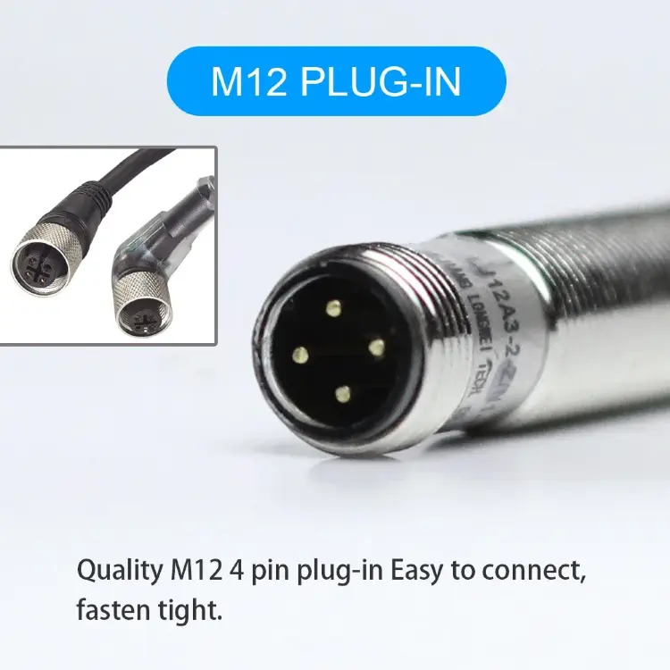Индуктивный датчик приближения LM12, NPN/PNP, 6-36В DC, 90-250В AC
