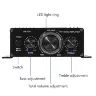 Мини цифровой аудио усилитель 2x20W с синей подсветкой