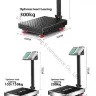 Коммерческие электронные весы платформенные 200 кг