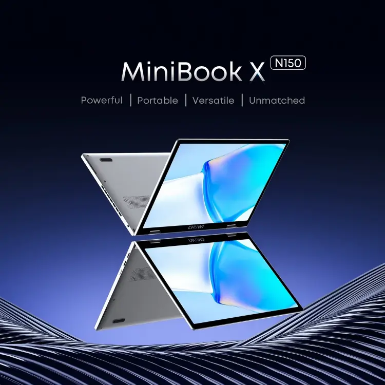 CHUWI MiniBook X – ноутбук-планжет 2-в-1 с Intel N150, 10.51" экран, 12/16 ГБ ОЗУ, 512 ГБ SSD
