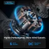 Потолочный вентилятор с LED подсветкой 6-скоростной реверсивный DC мотор 3CCT пульт ДУ