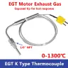 Датчик температуры выхлопных газов EGT тип K, термопара 1300°C, NPT 1/8"