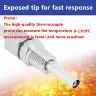 Датчик температуры выхлопных газов EGT тип K, термопара 1300°C, NPT 1/8"