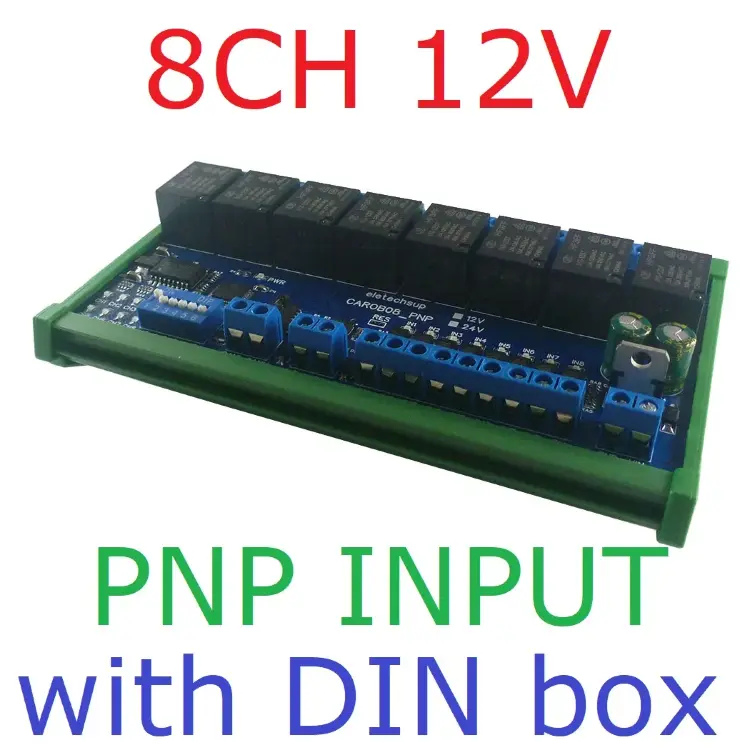 Релейный модуль RS485 Modbus RTU 12-24В 4-16CH NPN/PNP CAN-контроллер 16