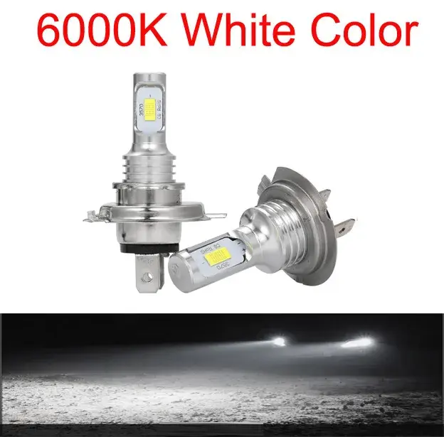 LED лампы автомобильные H7 H11 9005 9006 6000K 80W