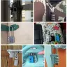 Кодовый навесной замок с комбинацией 3 цифры, черный