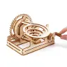 Спиральный мраморный 3D деревянный пазл с механизмом