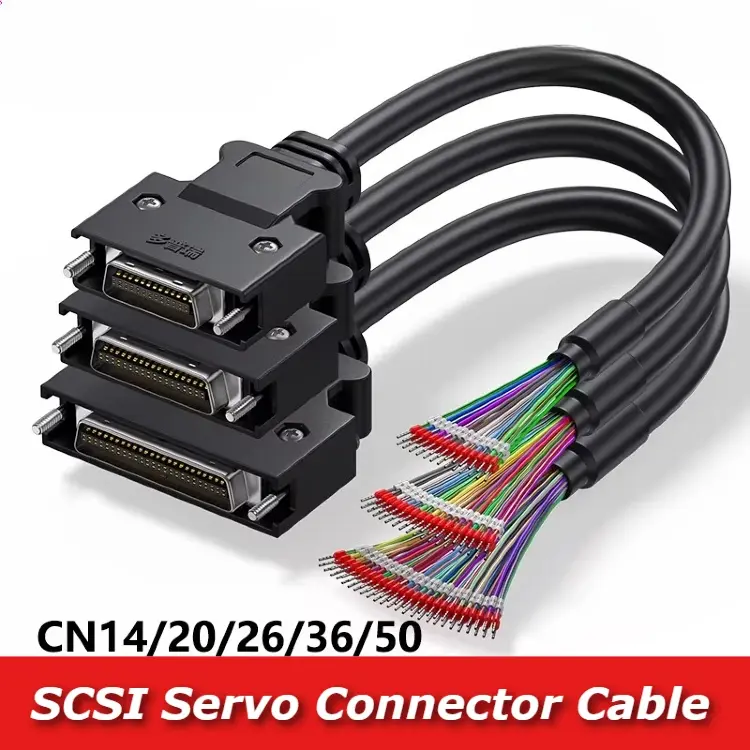 Кабель управления Servo SCSI DB15/20/25/26/DB44/DB50 CN1 для сервоприводов