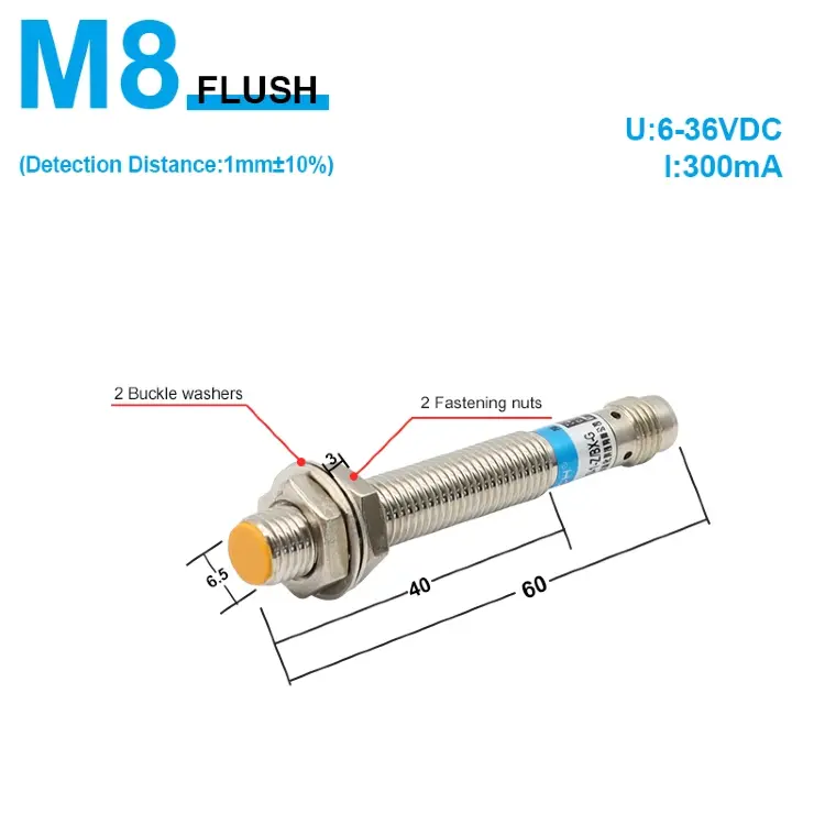 Индуктивный датчик приближения LJ8 LJ12 LJ18 NPN PNP