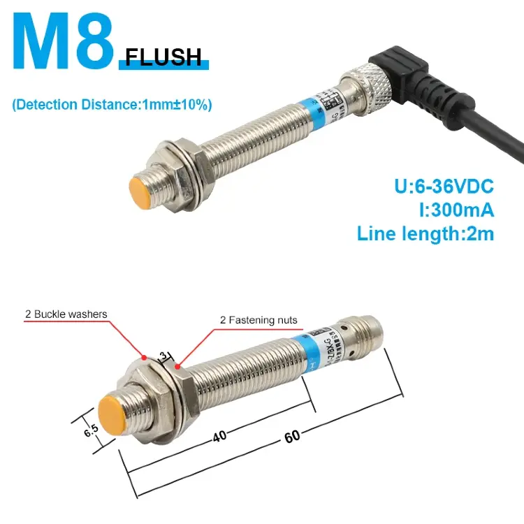 Индуктивный датчик приближения LJ8 LJ12 LJ18 NPN PNP