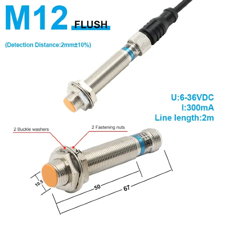 Индуктивный датчик приближения LJ8 LJ12 LJ18 NPN PNP
