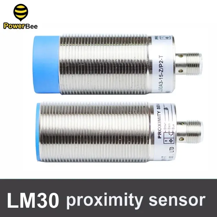 Индуктивный датчик LM30 10/15мм PNP NPN AC DC NO NC 4-контактный