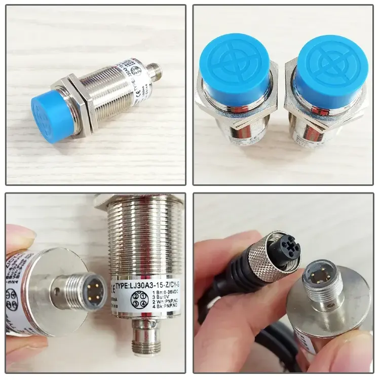 Индуктивный датчик LM30 10/15мм PNP NPN AC DC NO NC 4-контактный