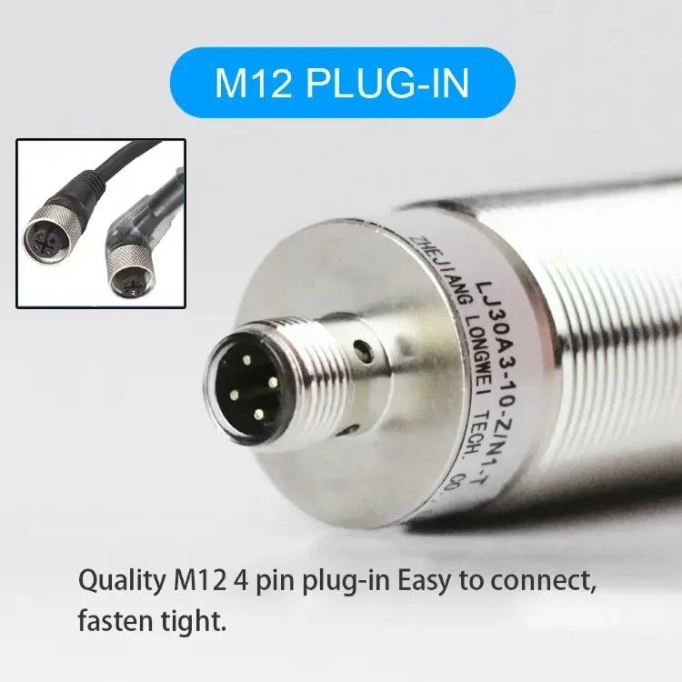 Индуктивный датчик LM30 10/15мм PNP NPN AC DC NO NC 4-контактный