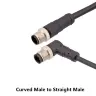 Чёрный 5 / 5Pin A type / 2M cable / PVC shield Cable