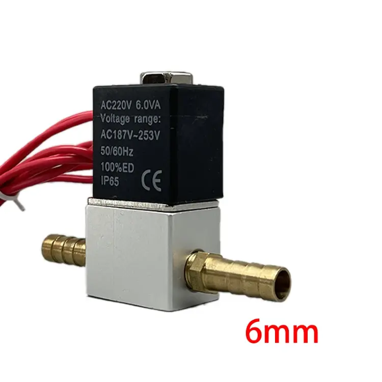 Пневматический электромагнитный клапан 2V025-1/4 12V 24V 220V 2/2