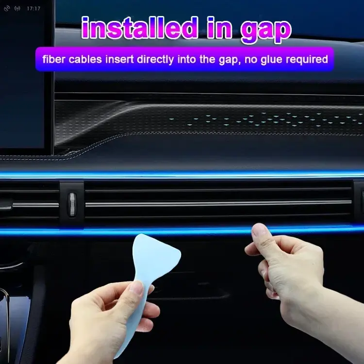 RGB LED лента для автомобиля с управлением через приложение